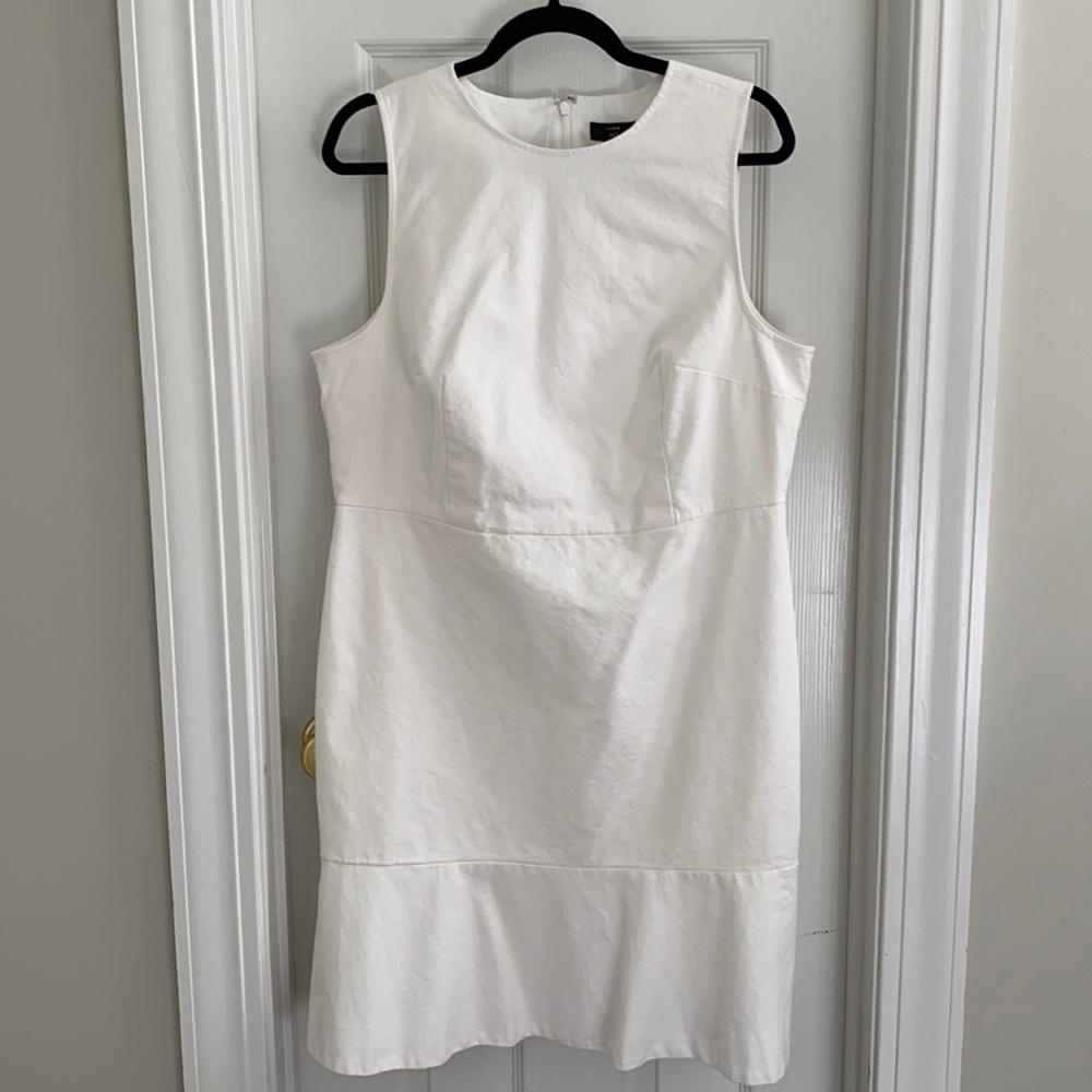 J.Crew 365 White Sleeveless Dress